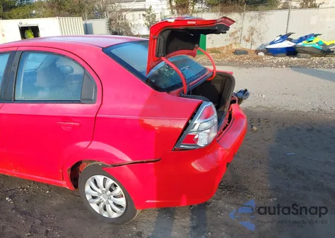 2008 Chevrolet Aveo Ls from USA, damaged, VIN KL1TD56638B267960
